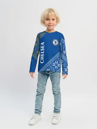 Детский лонгслив / CHELSEA F.C. - Новый Год