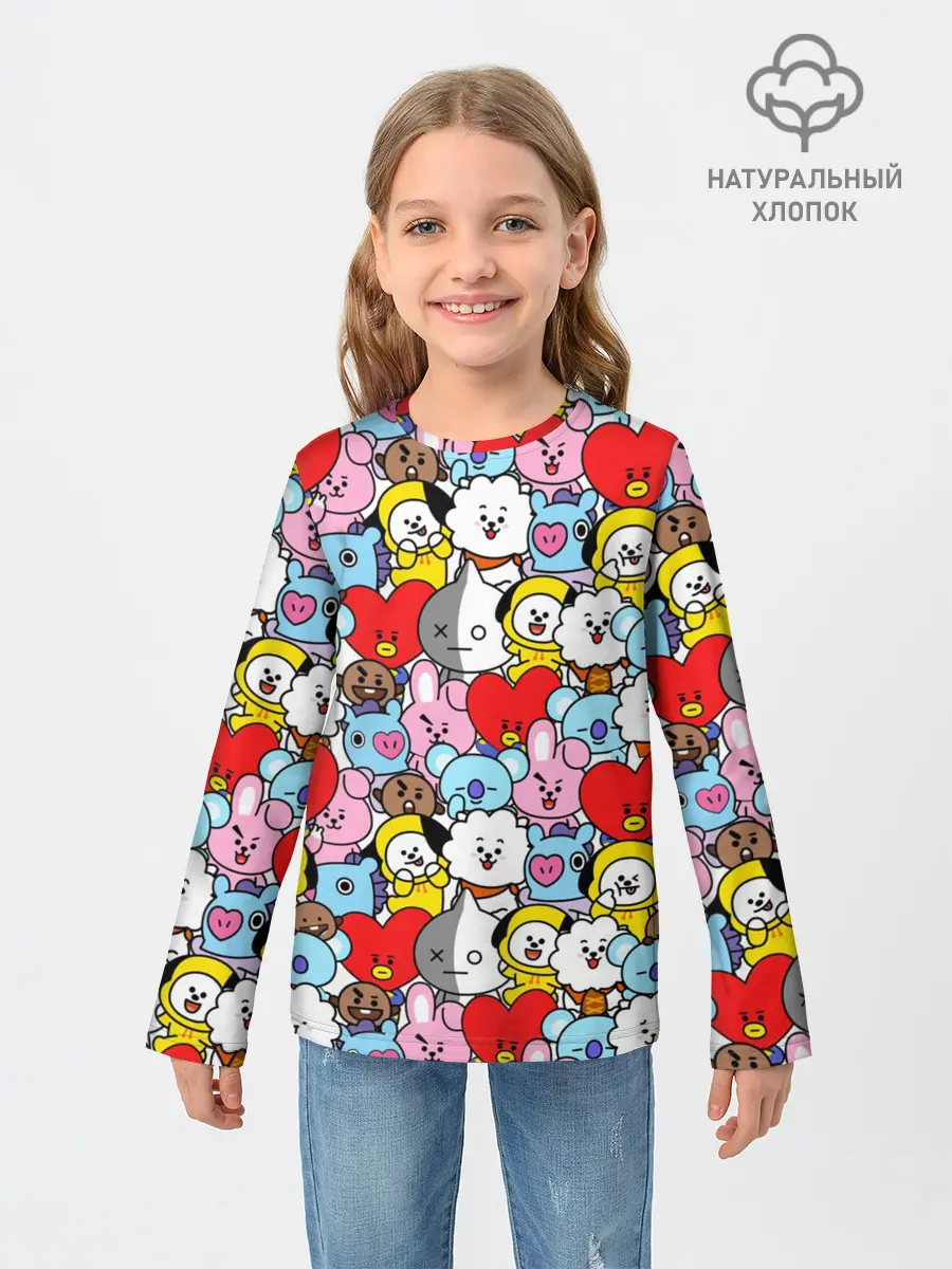 Детский лонгслив / BT21 / BTS