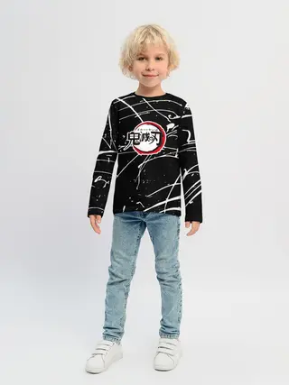 Детский лонгслив / Demon Slayer: Kimetsu no Yaiba