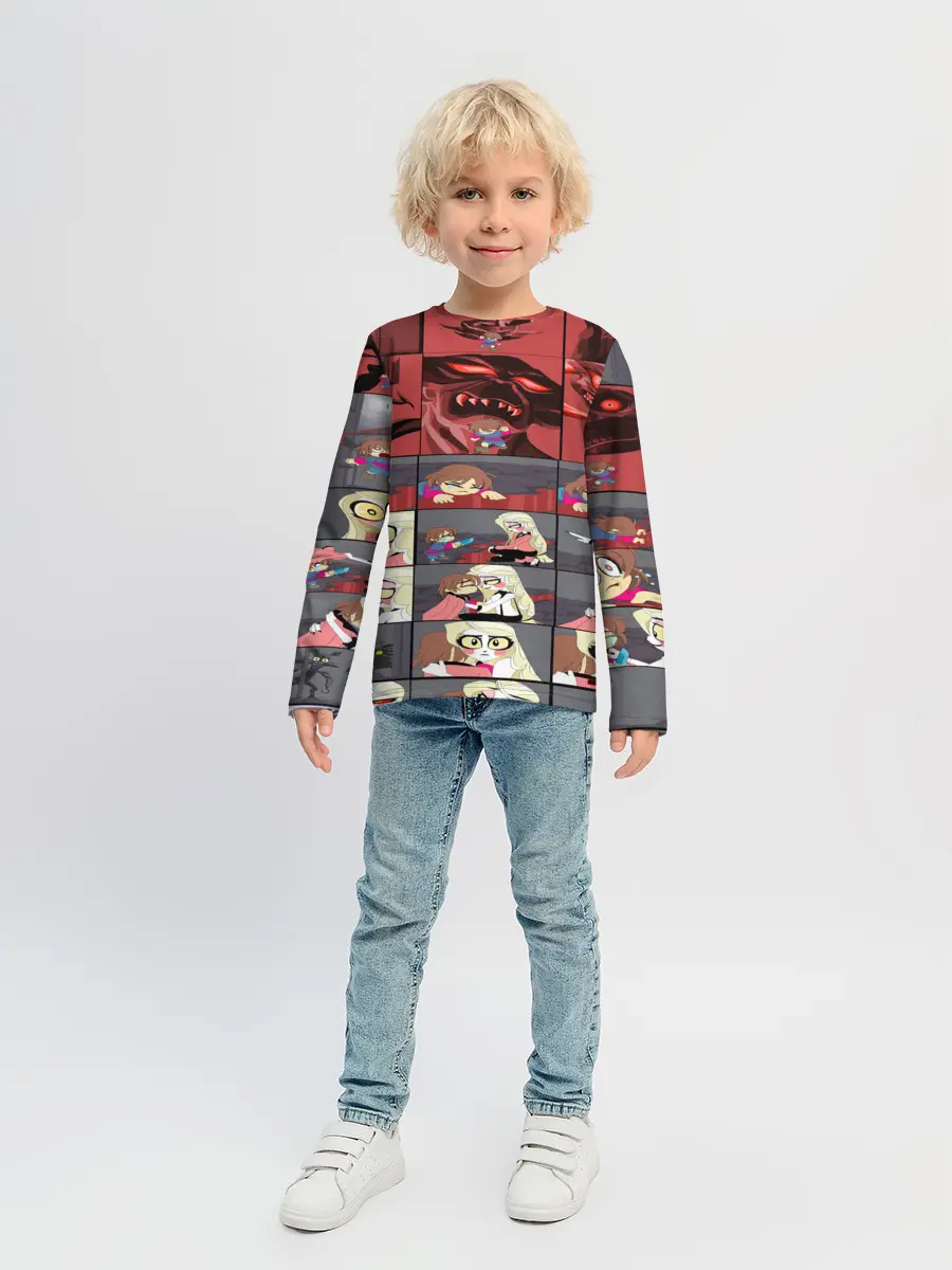Детский лонгслив / Отель Хазбин