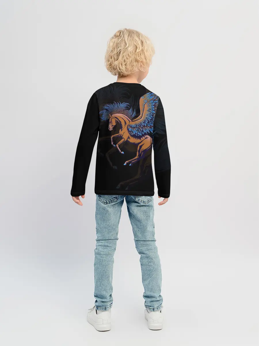 Детский лонгслив / Pegasus wings