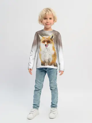 Детский лонгслив / Лиса