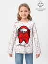 Детский лонгслив / AMONG US - СЕРДЕЧКО