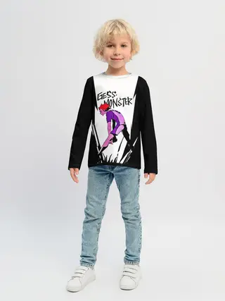 Детский лонгслив / Gess monster