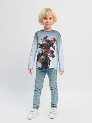 Детский лонгслив / Хината и Тобио