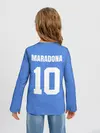Детский лонгслив / Диего Марадона Наполи Ретро