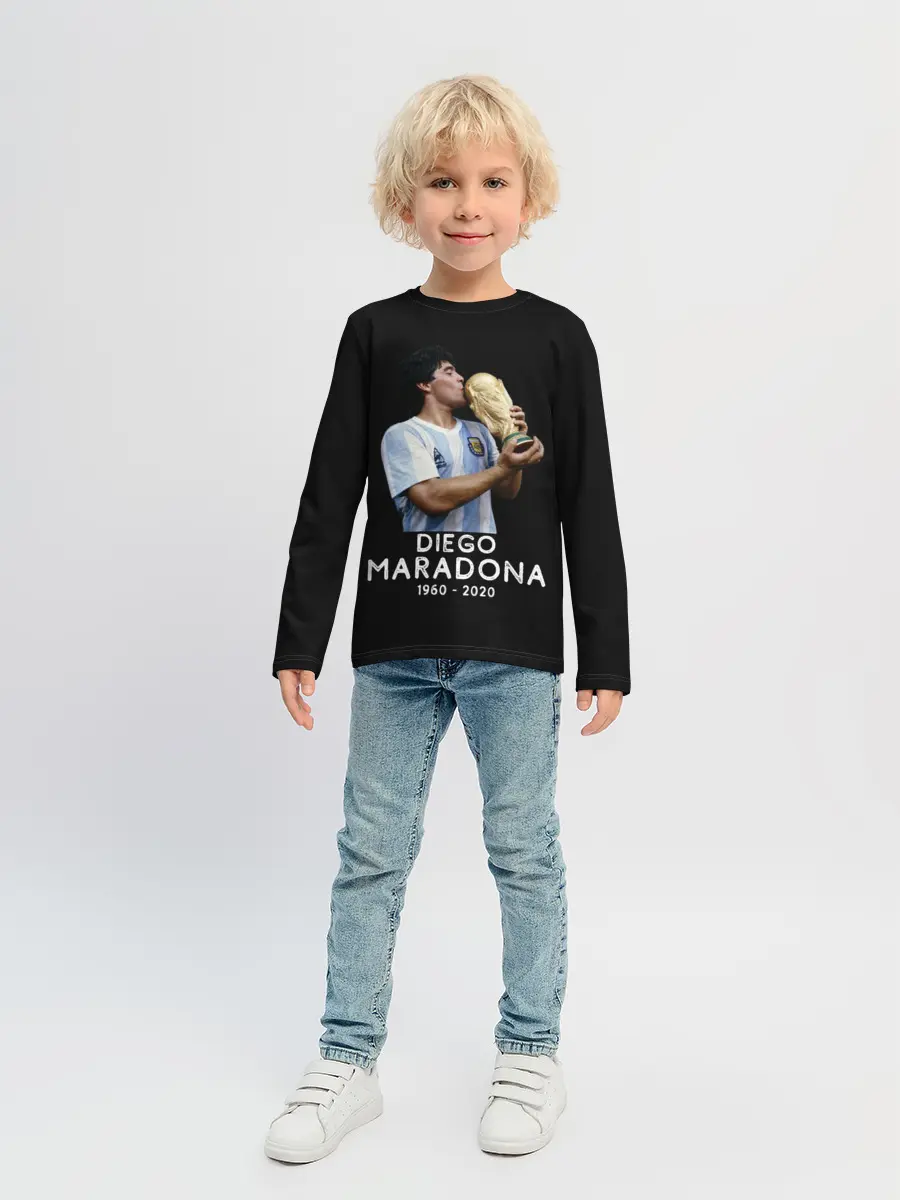 Детский лонгслив / Diego Maradona