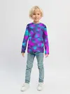 Детский лонгслив / Неоновые капли