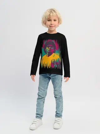 Детский лонгслив / Diego Maradona