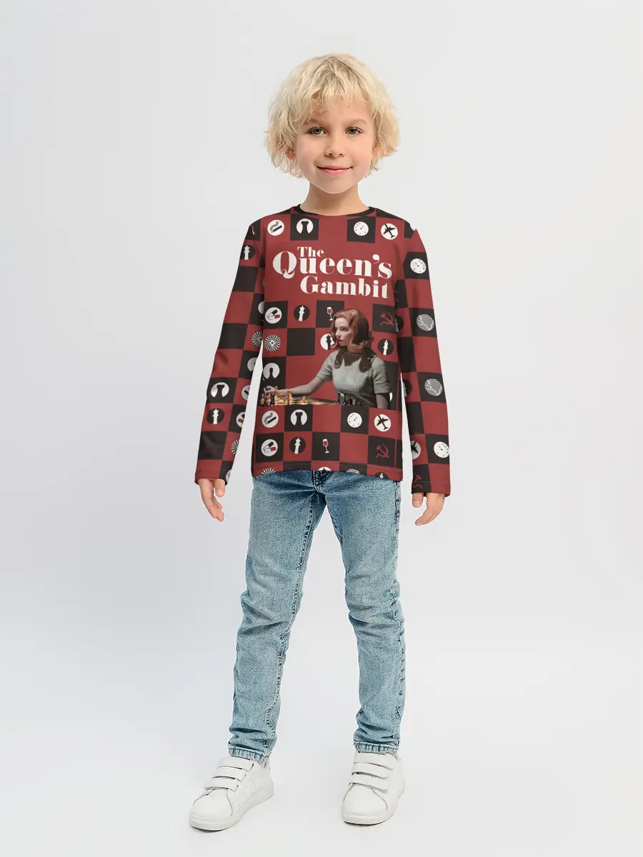 Детский лонгслив / Ход королевы / The Que