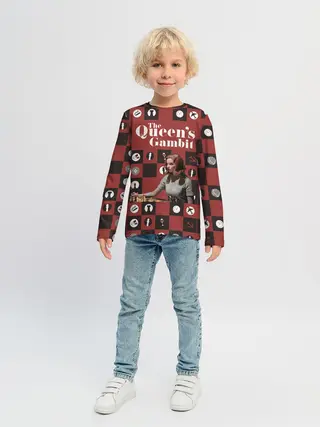 Детский лонгслив / Ход королевы / The Que