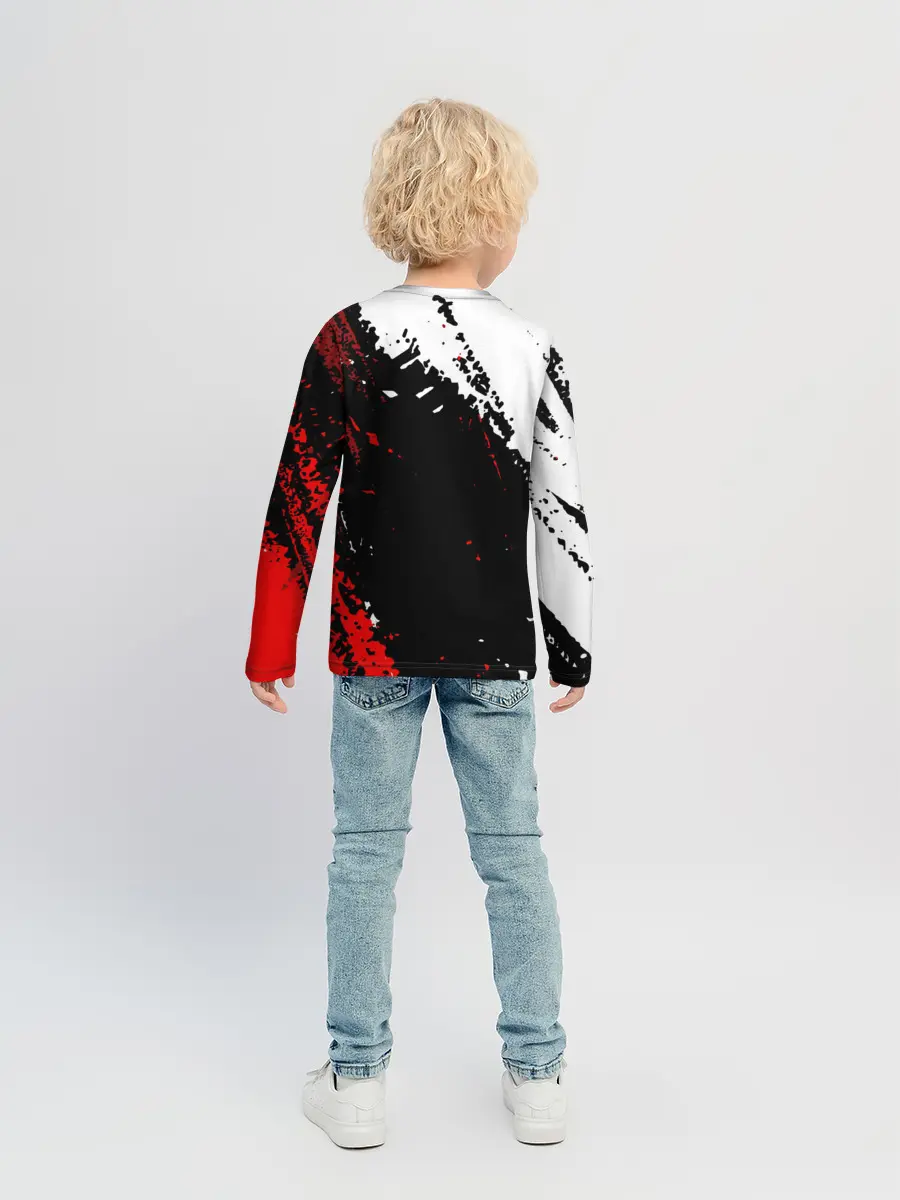 Детский лонгслив / Among Us Sus Life Imposter.