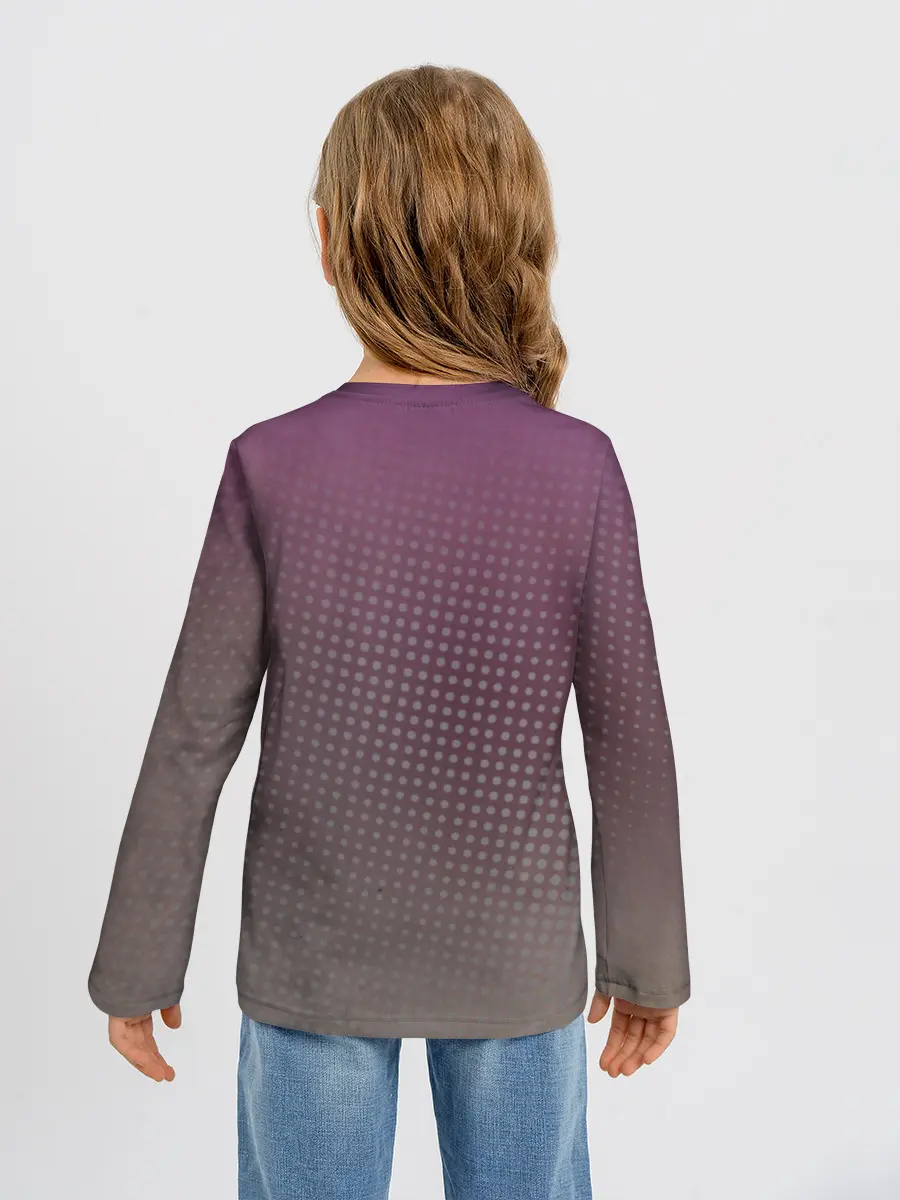 Детский лонгслив / Azur Lane. Лазурный. Девушка