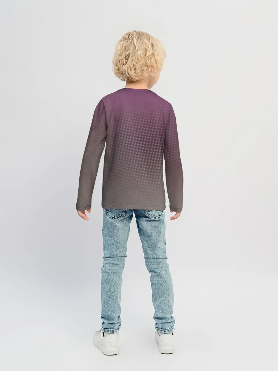 Детский лонгслив / Azur Lane. Лазурный. Девушка