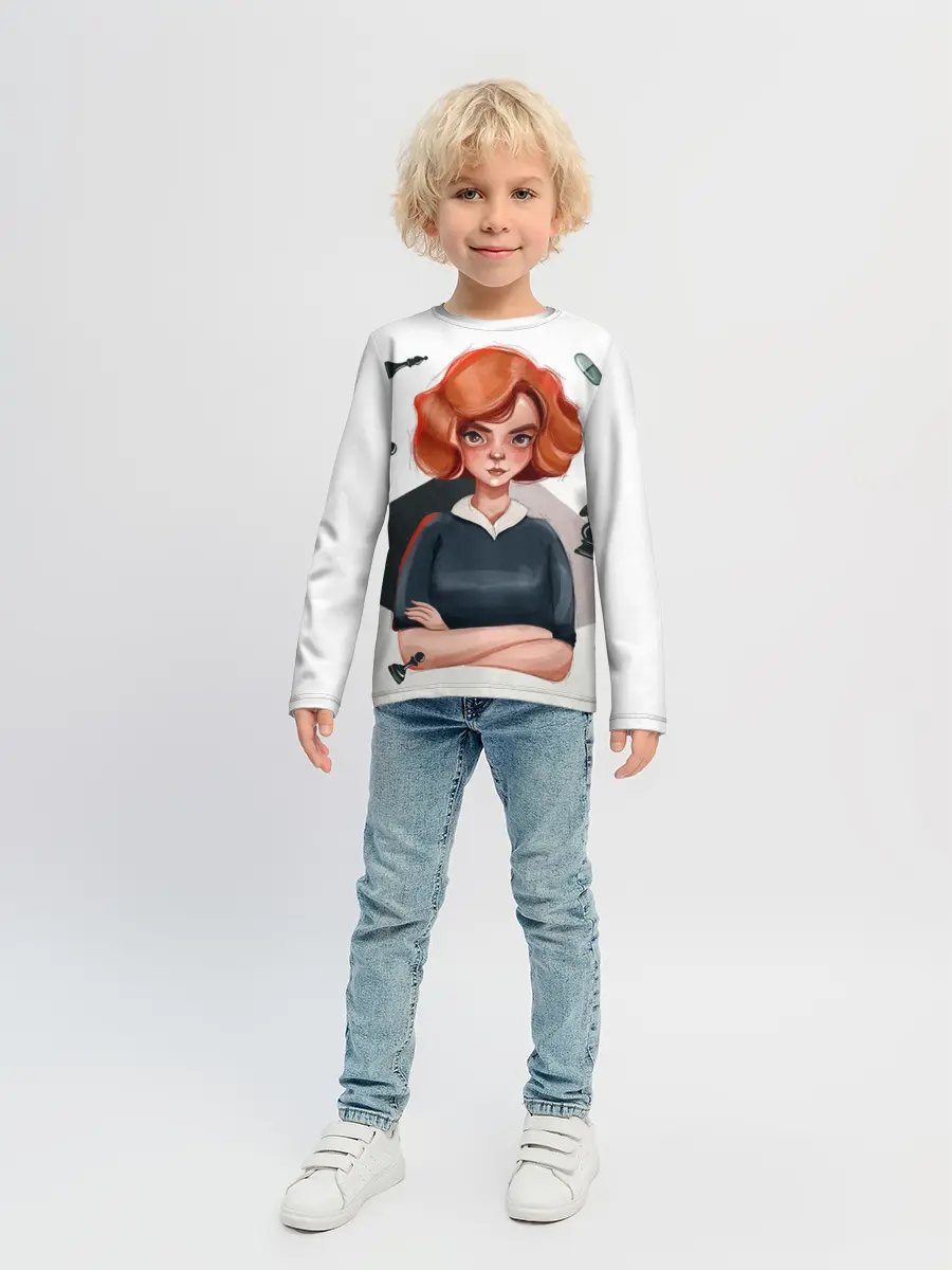 Детский лонгслив / Ход Королевы