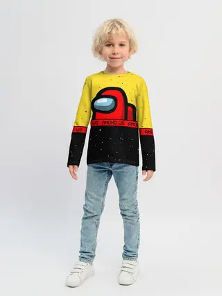 Детский лонгслив / AMONG US / Амонг Ас