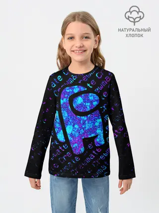 Детский лонгслив / AMONG US - Crewmate