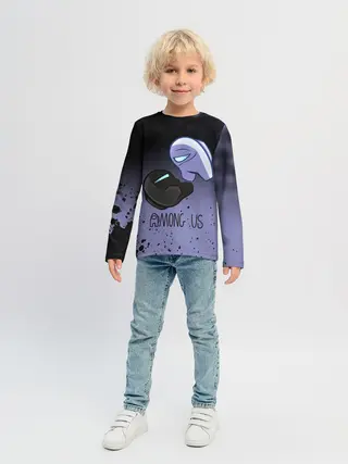 Детский лонгслив / AMONG US - Кто Импостор?