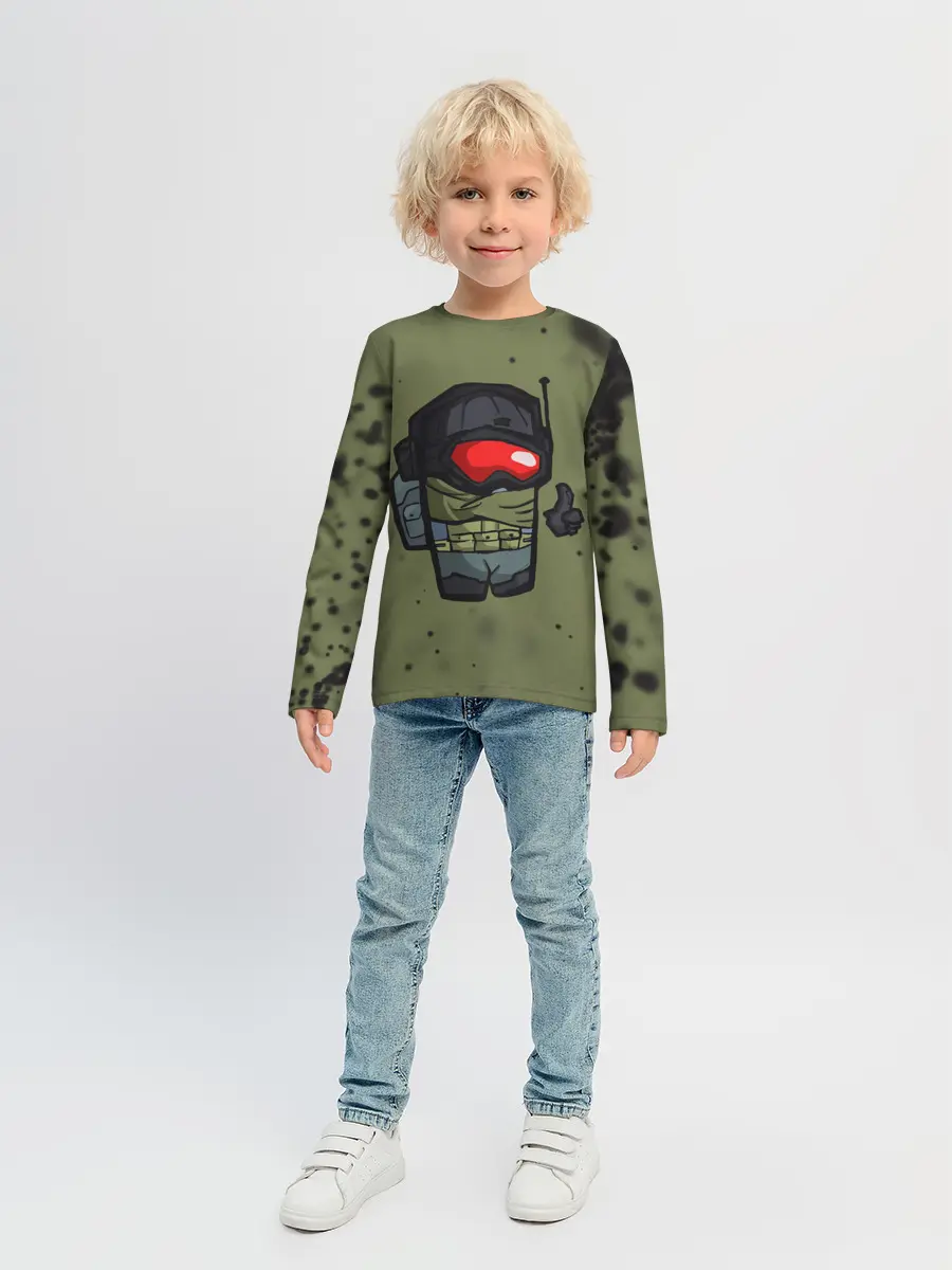 Детский лонгслив / AMONG US & CALL OF DUTY