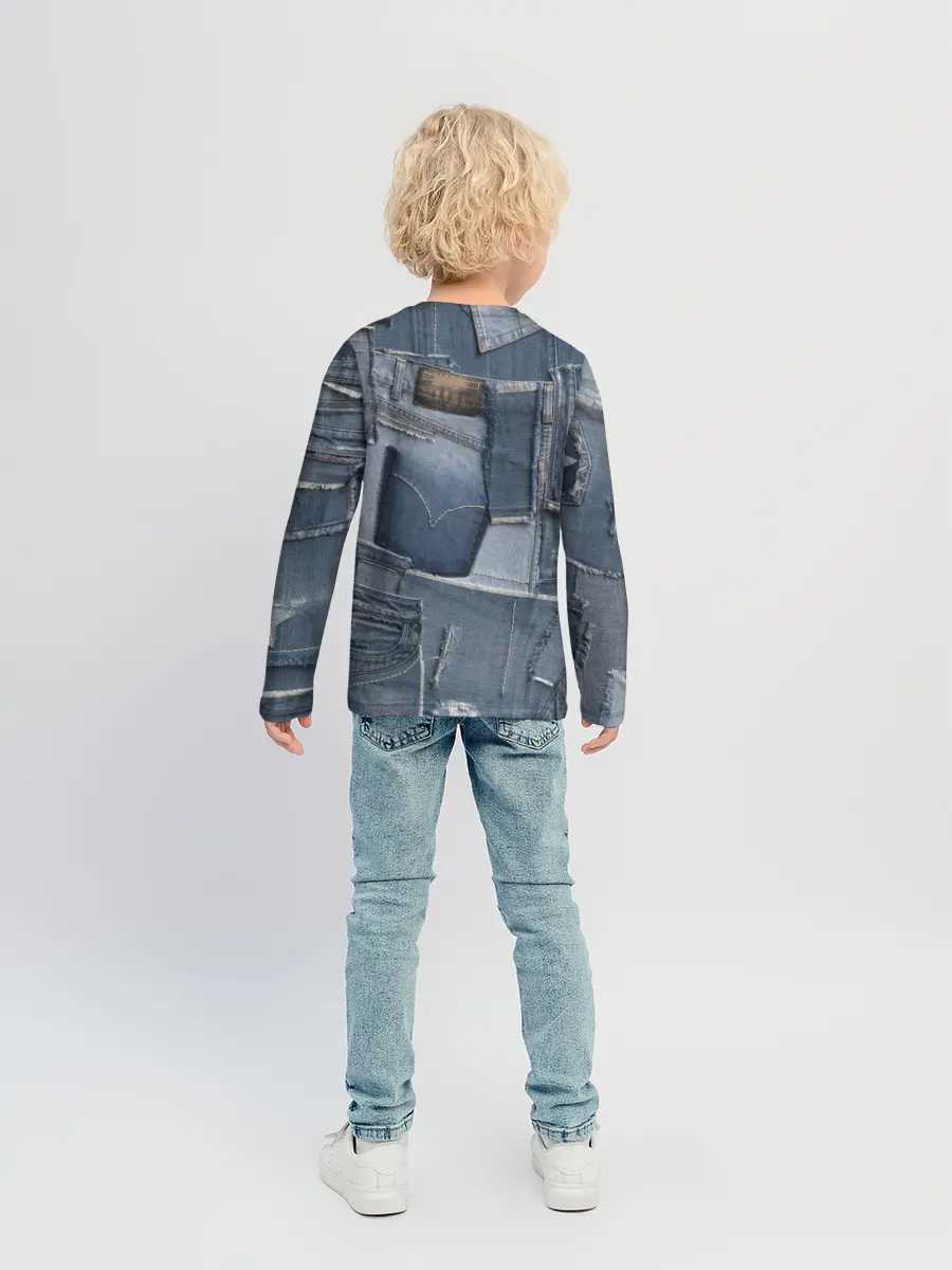 Детский лонгслив / Jeans life