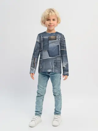 Детский лонгслив / Jeans life