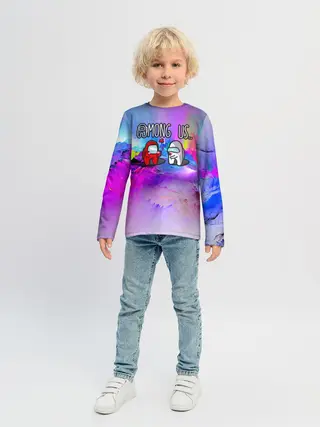 Детский лонгслив / Among Us love