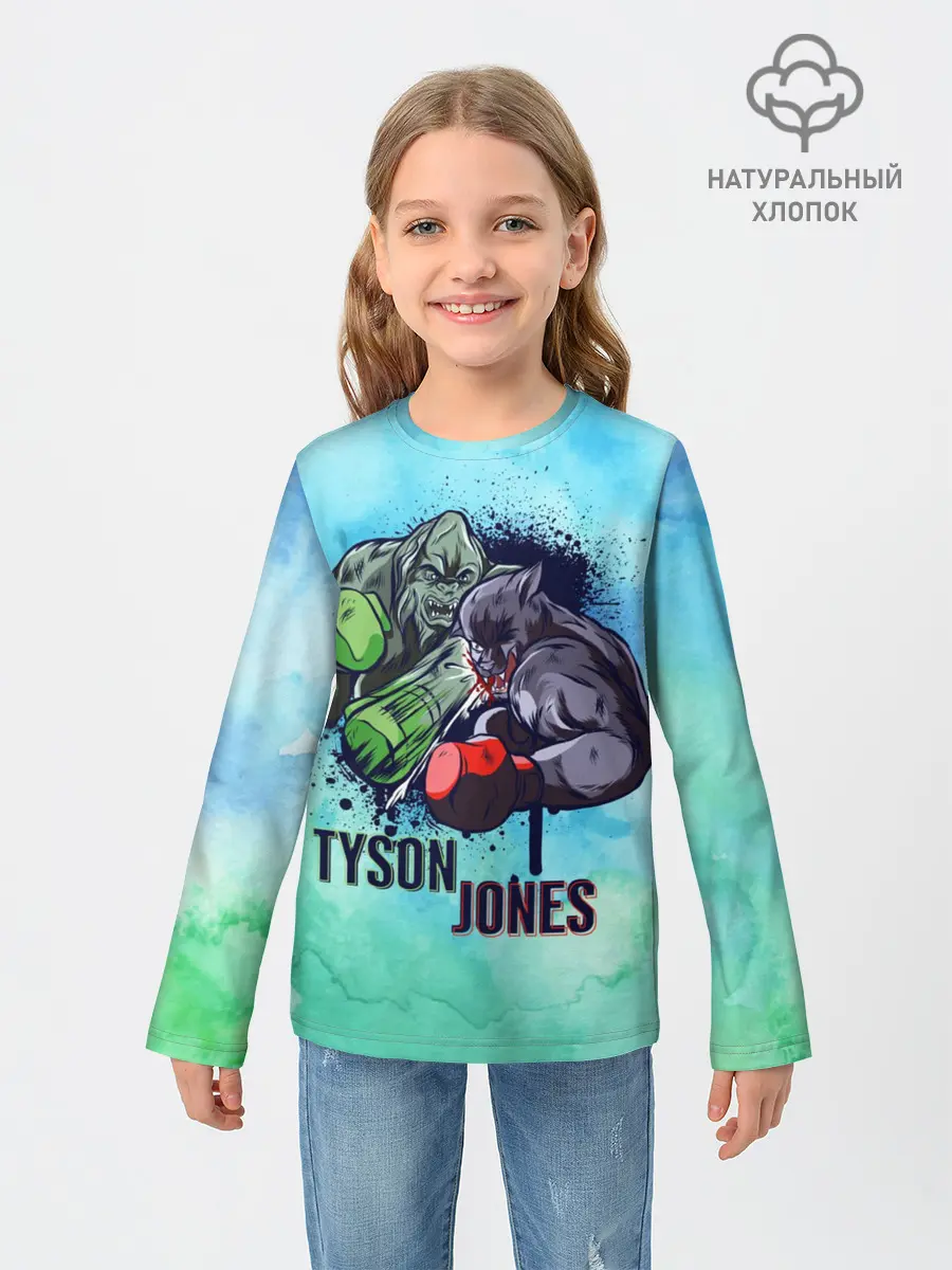 Детский лонгслив / Тайсон против Джонса