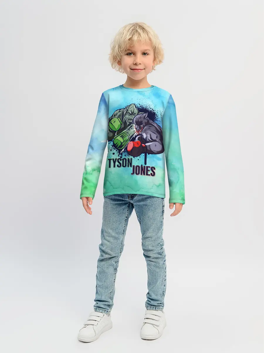 Детский лонгслив / Тайсон против Джонса