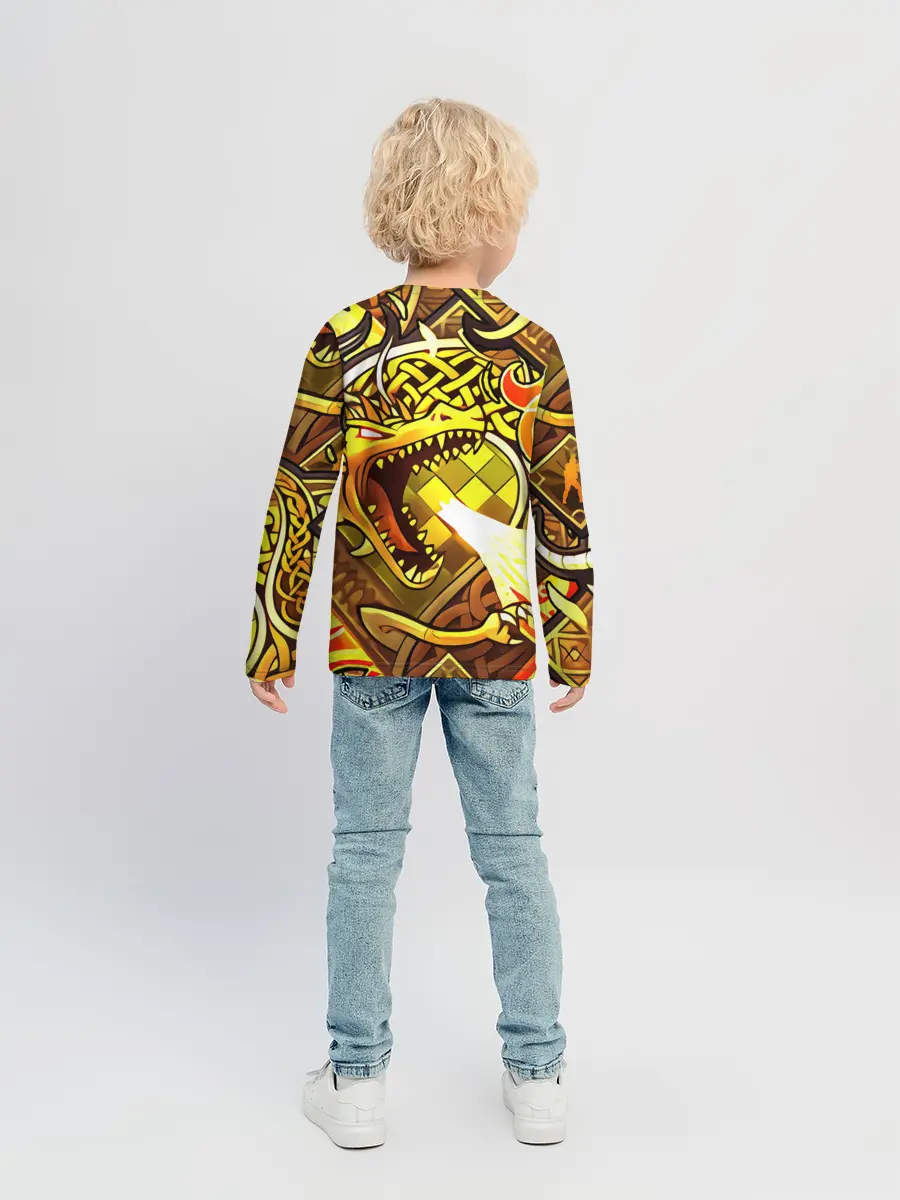 Детский лонгслив / CS GO - DRAGON LORE | ИСТОРИЯ О ДРАКОНЕ