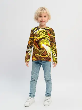 Детский лонгслив / CS GO - DRAGON LORE | ИСТОРИЯ О ДРАКОНЕ