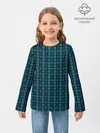 Детский лонгслив / Клетка