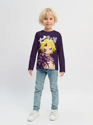 Детский лонгслив / Nanatsu no Taizai силуэт