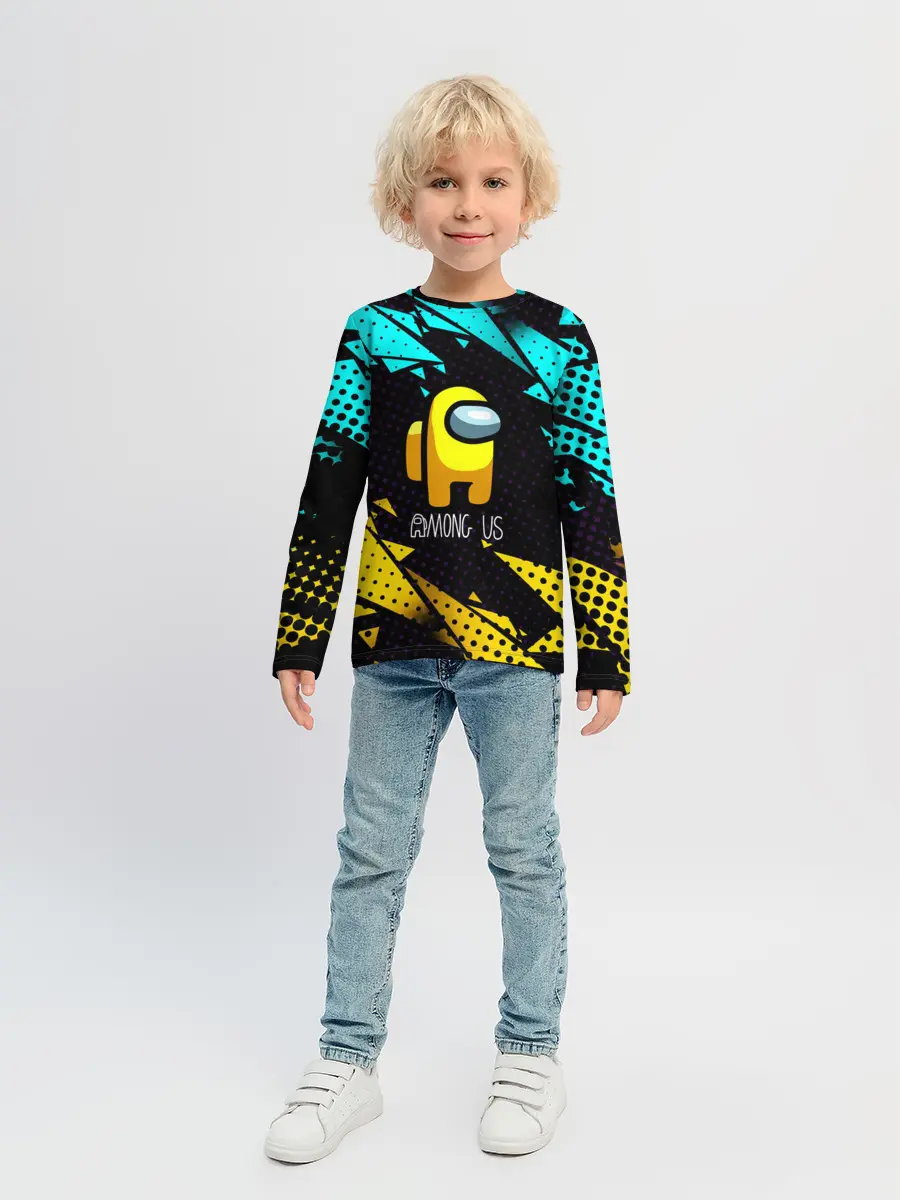 Детский лонгслив / AMONG US / АМОНГ АС