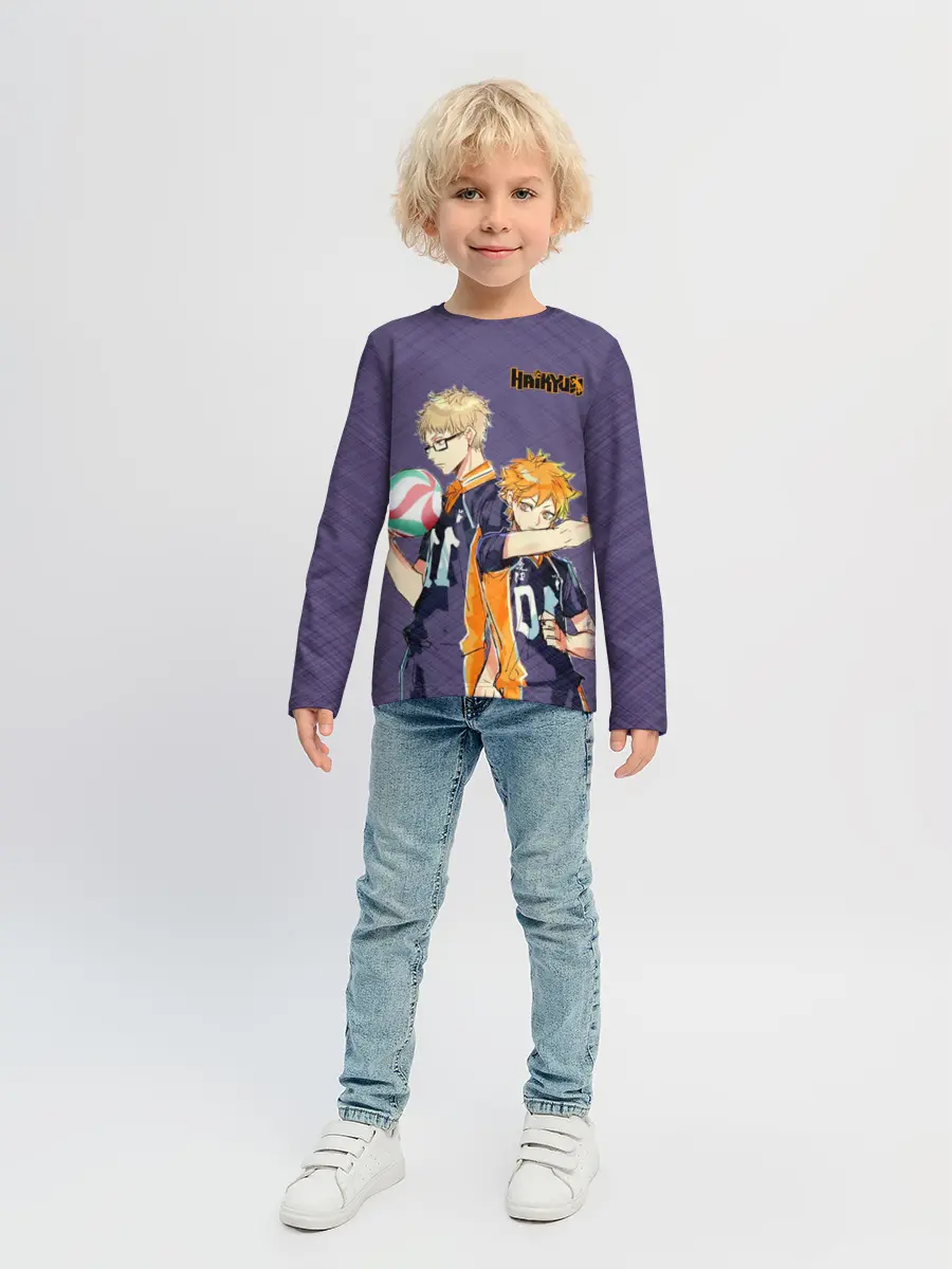 Детский лонгслив / Haikyuu Кэй Цукишима