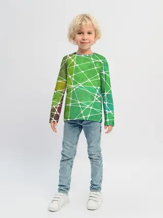 Детский лонгслив / Абстракция камень