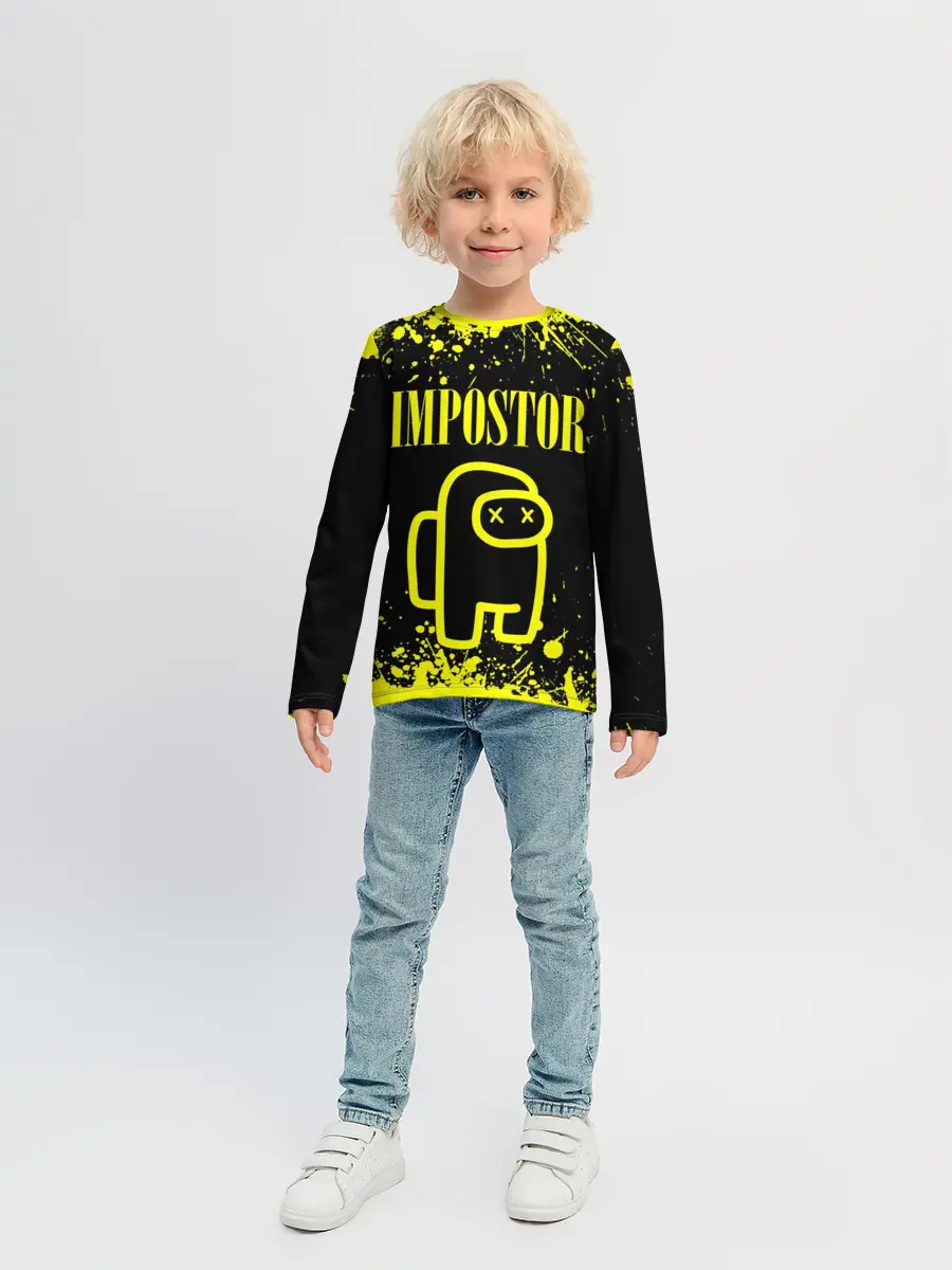 Детский лонгслив / AMONG US IMPOSTOR