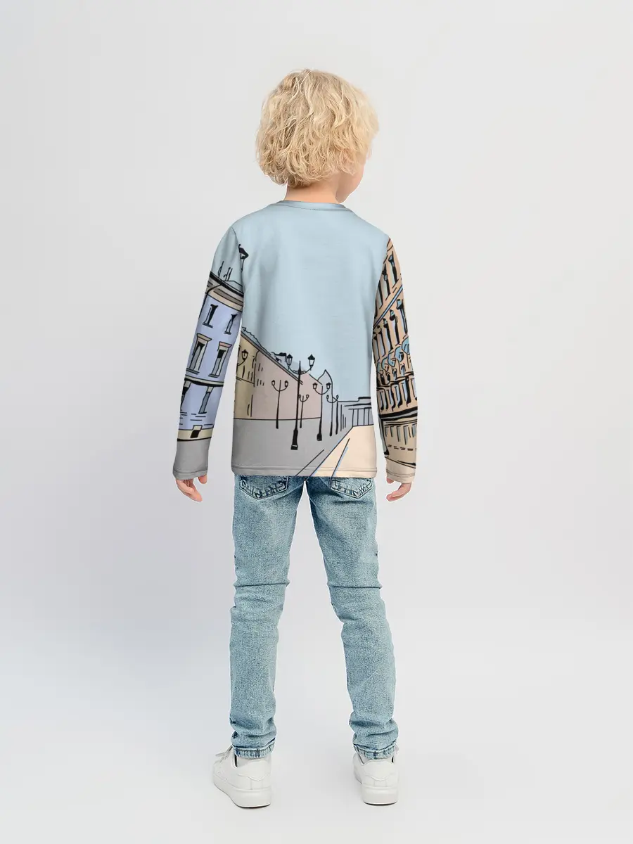 Детский лонгслив / Петербург, я люблю тебя