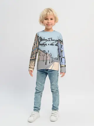 Детский лонгслив / Петербург, я люблю тебя