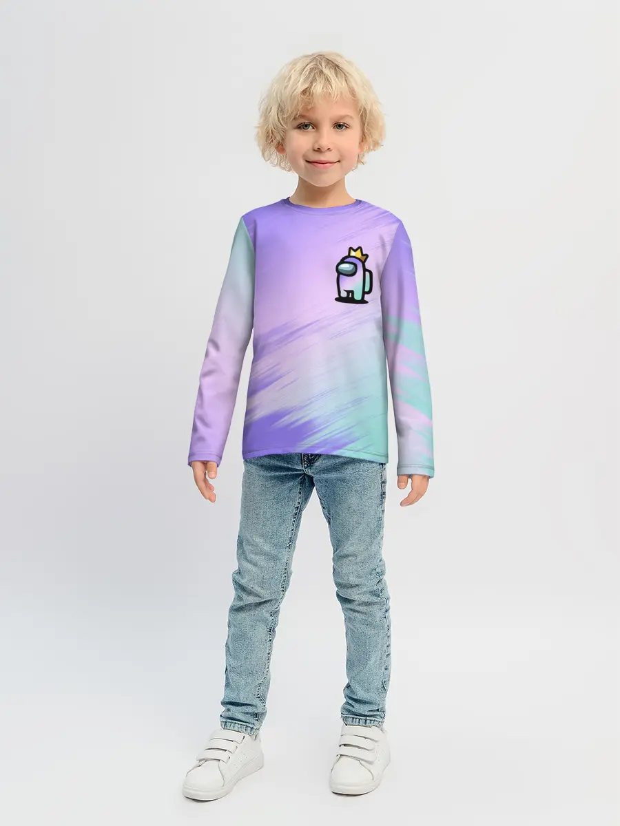 Детский лонгслив / AMONG US GRADIENT