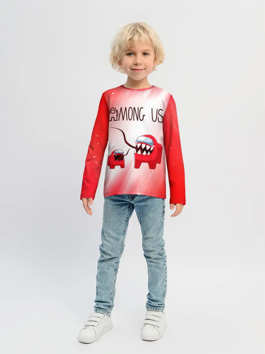 Детский лонгслив / AMONG US - Impostor + Mini