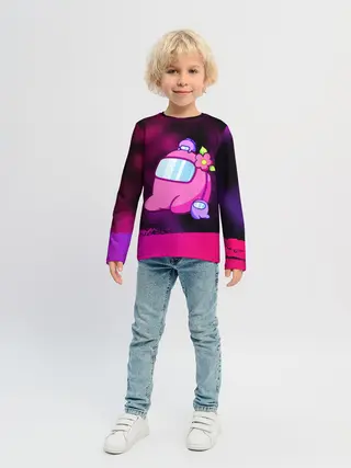 Детский лонгслив / AMONG US - МИЛОТА