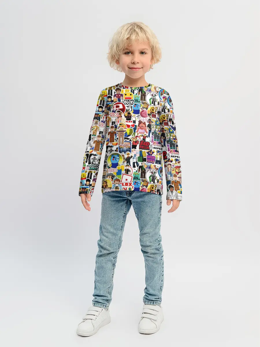 Детский лонгслив / Roblox | Роблокс