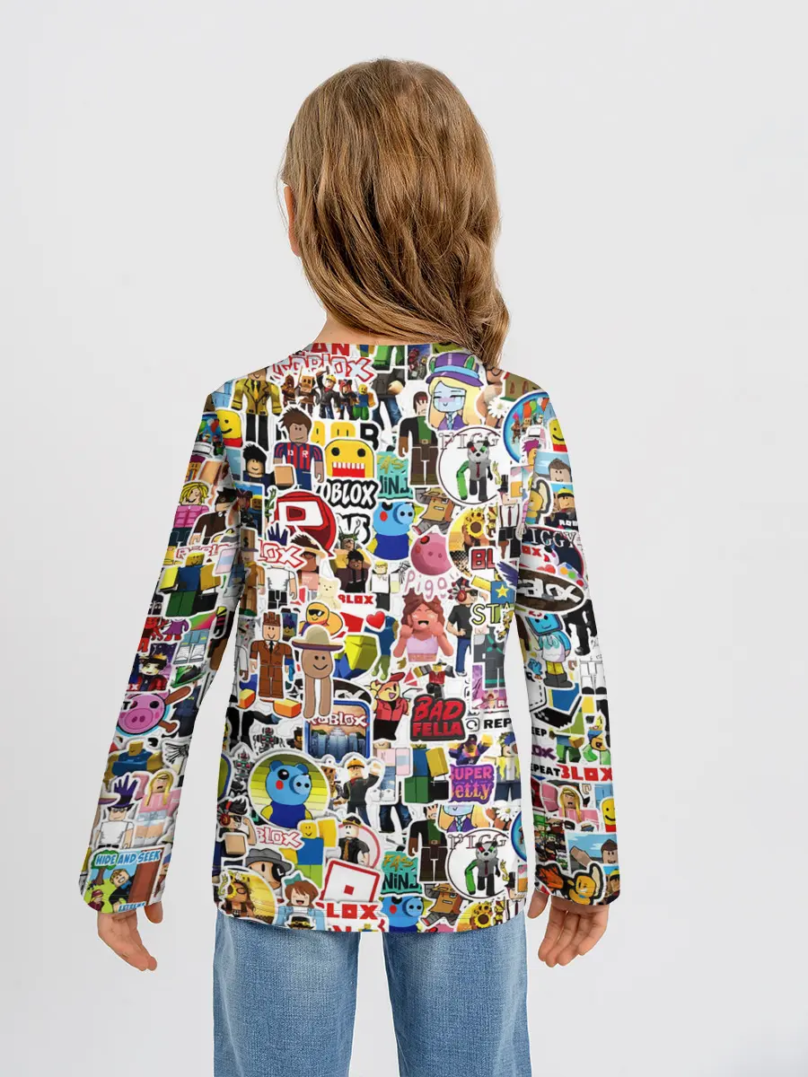 Детский лонгслив / Roblox | Роблокс