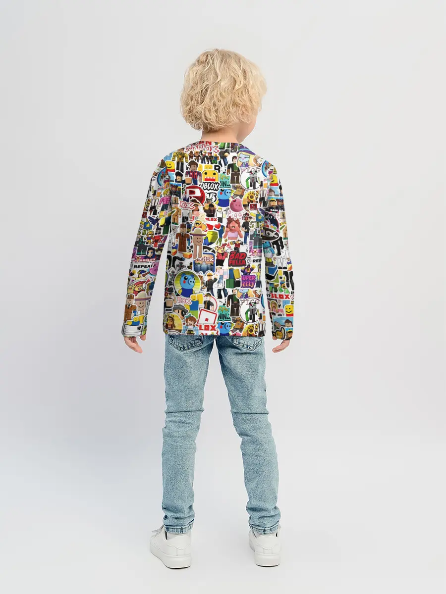 Детский лонгслив / Roblox | Роблокс