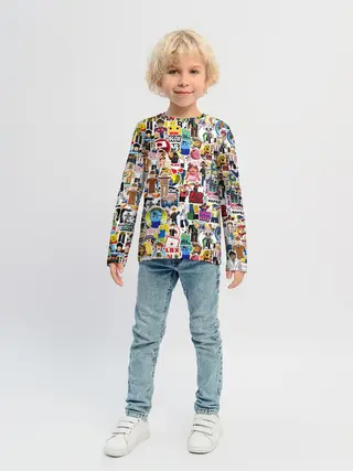 Детский лонгслив / Roblox | Роблокс