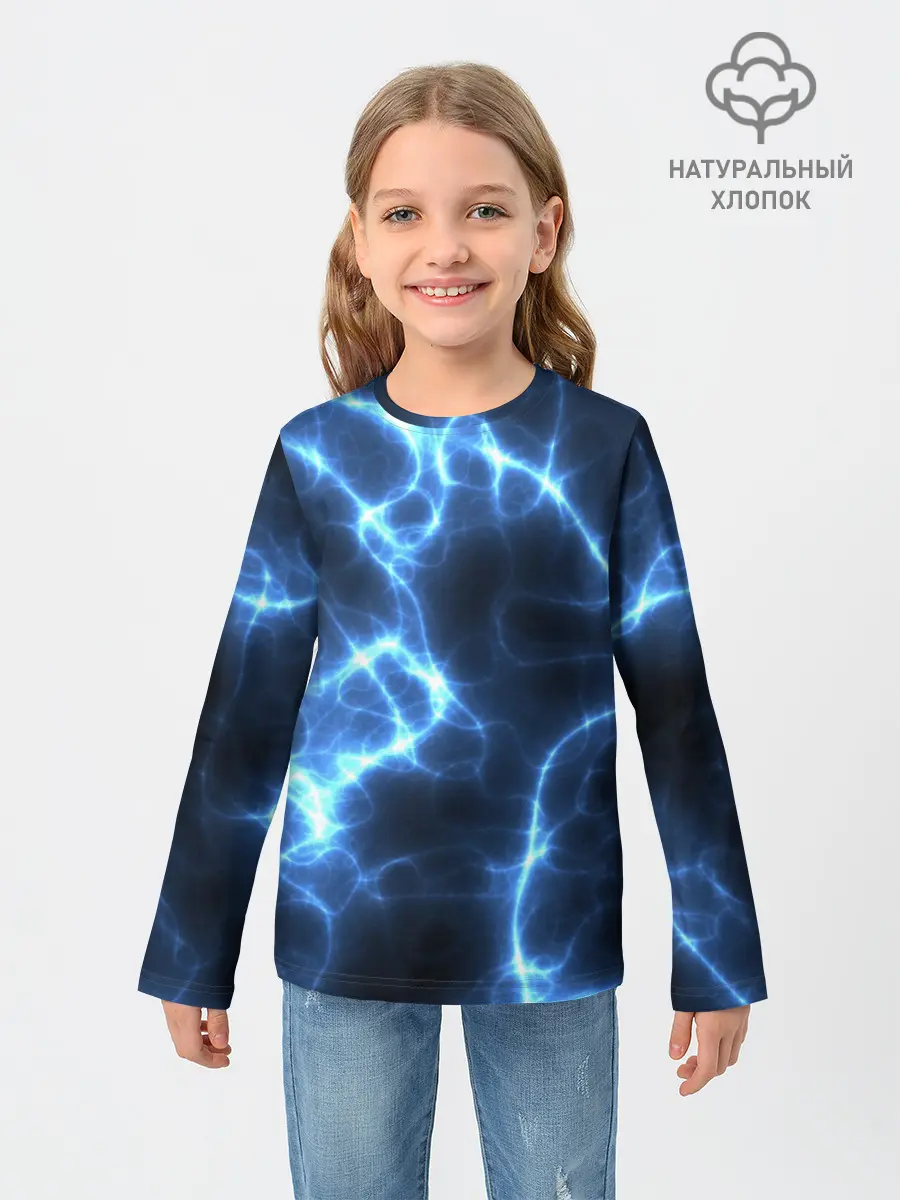 Детский лонгслив / Электро