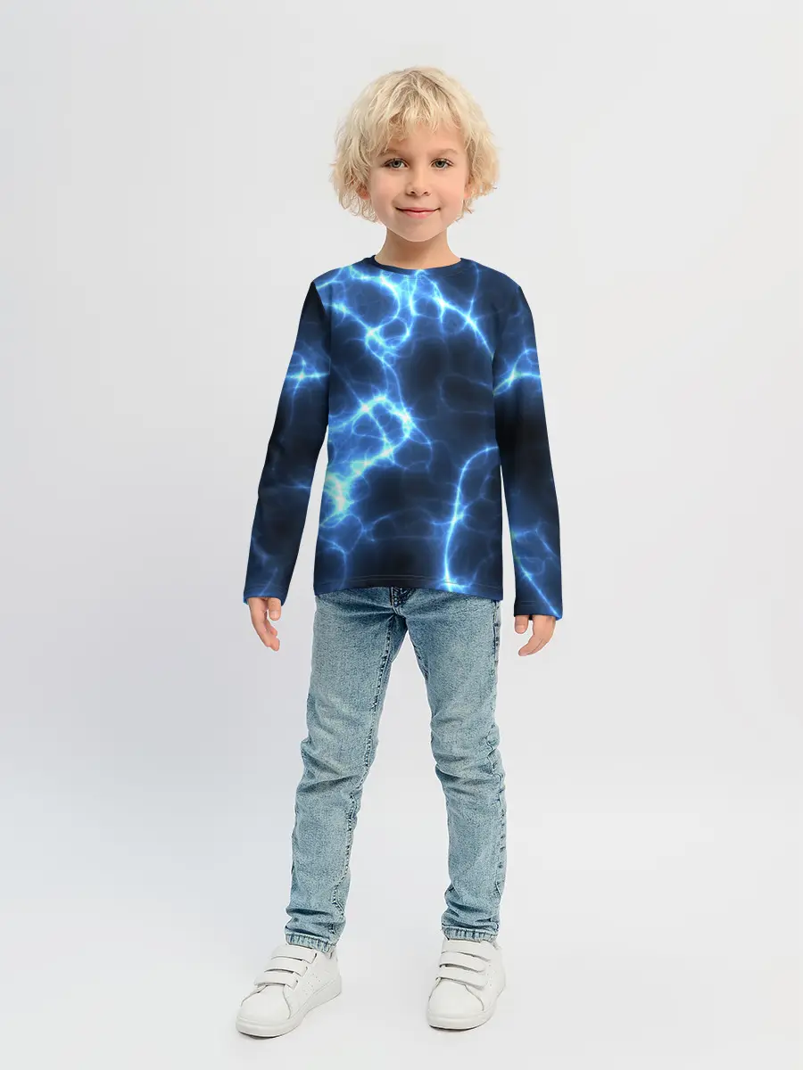 Детский лонгслив / Электро