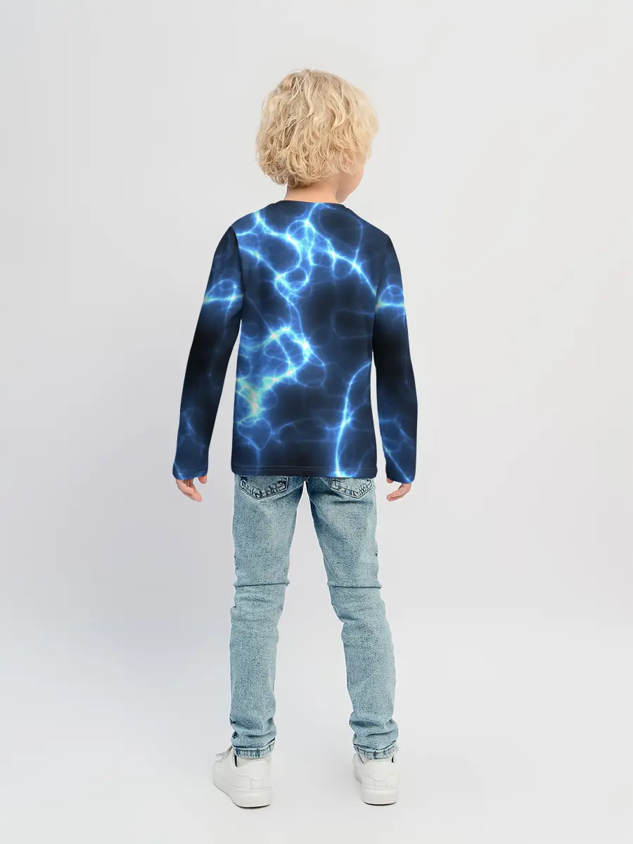 Детский лонгслив / Электро