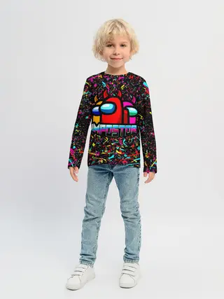 Детский лонгслив / AMONG US