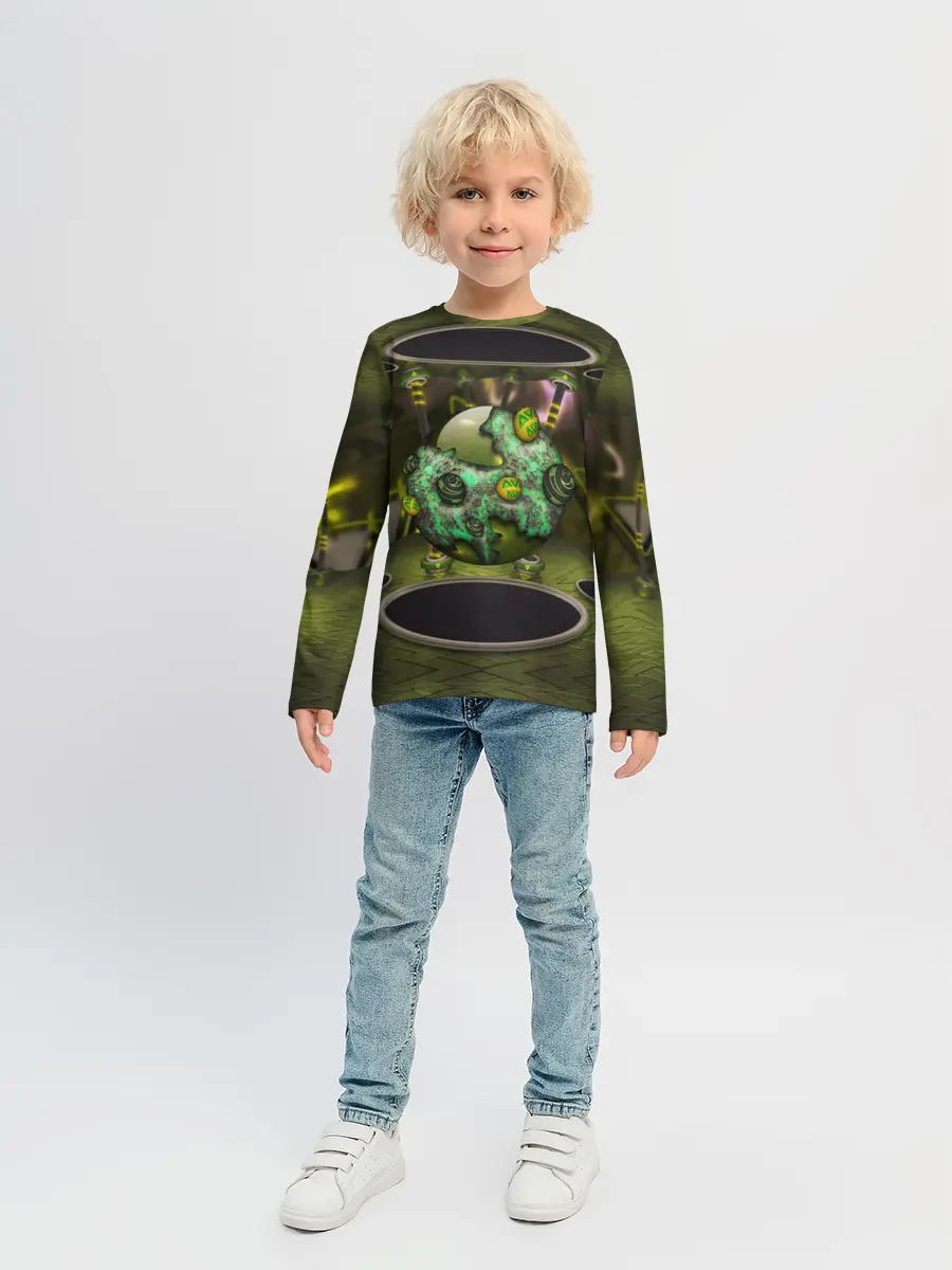 Детский лонгслив / AbstractThings 3